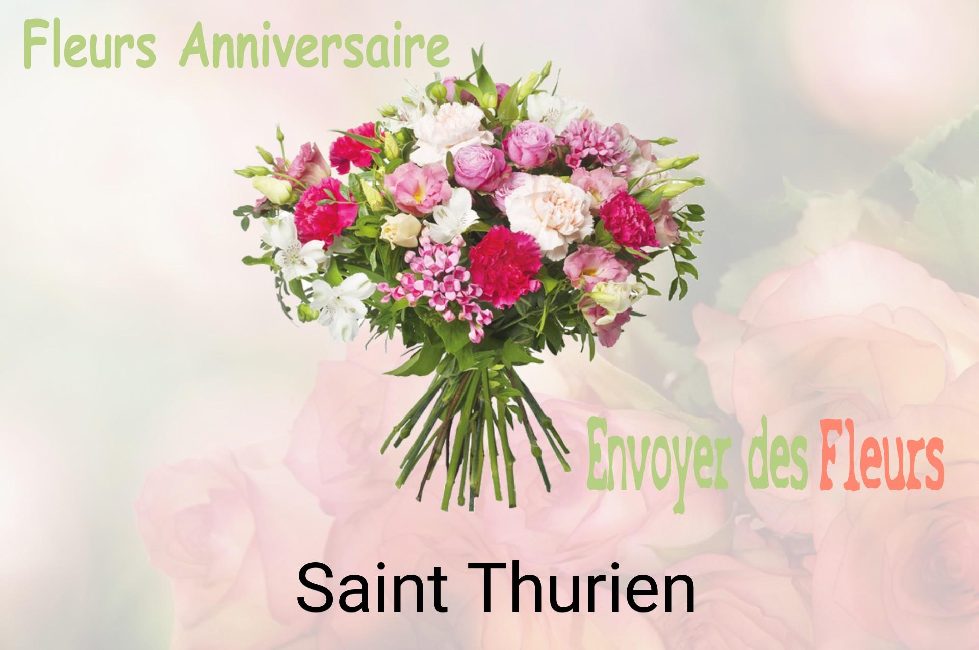 Bouquet de fleurs d’anniversaire livré à Saint-Thurien