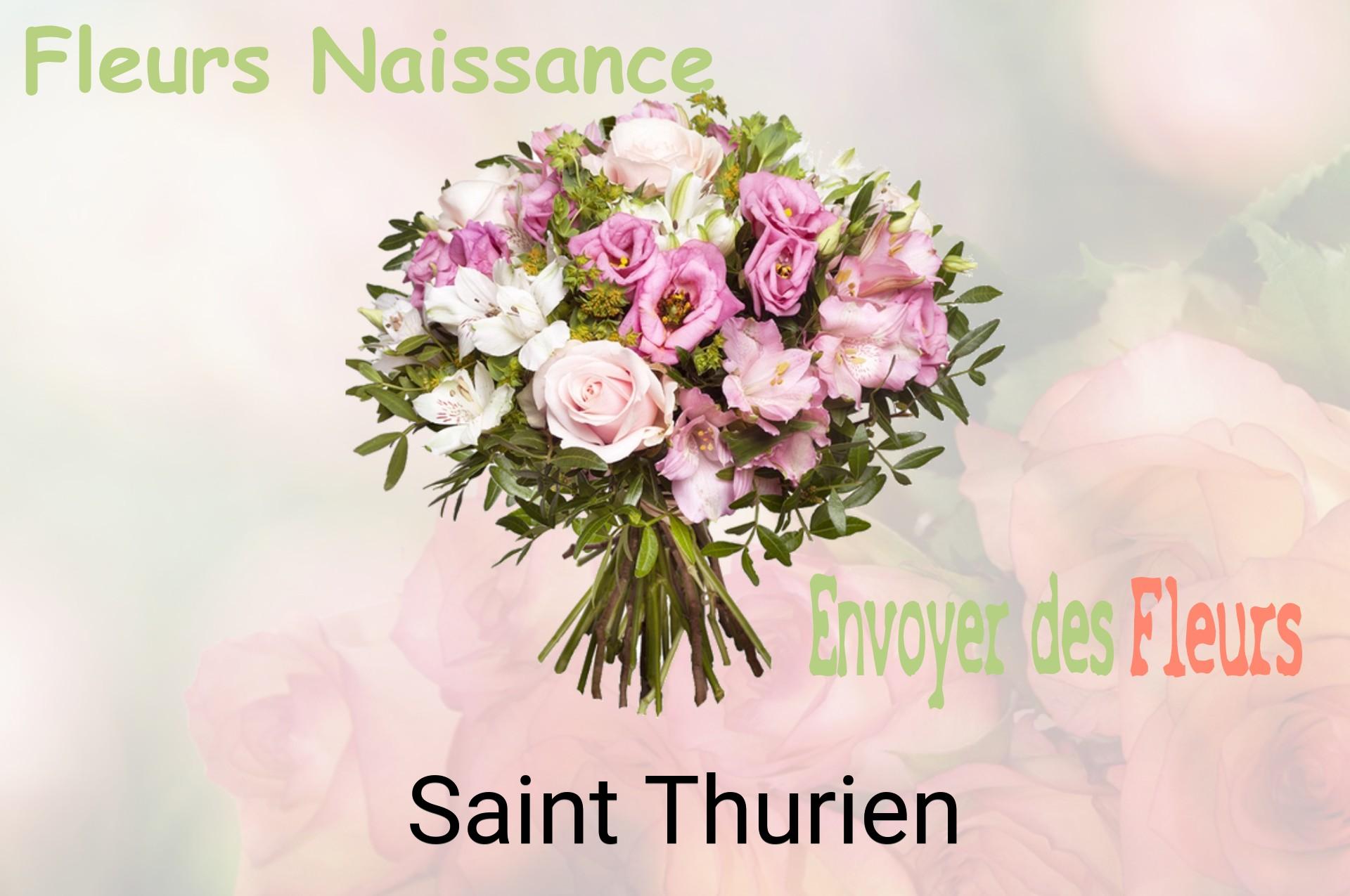 Bouquet de fleurs de naissance livré à Saint-Thurien